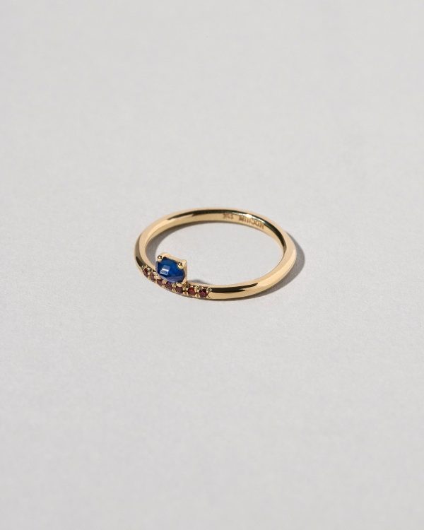 Stacked Ring - Sapphire & Ant Hill Garnet Online Sale