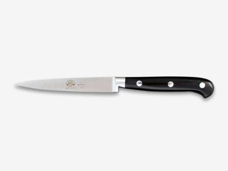 Straight Paring Knife by Berti with Wood Block Fashion