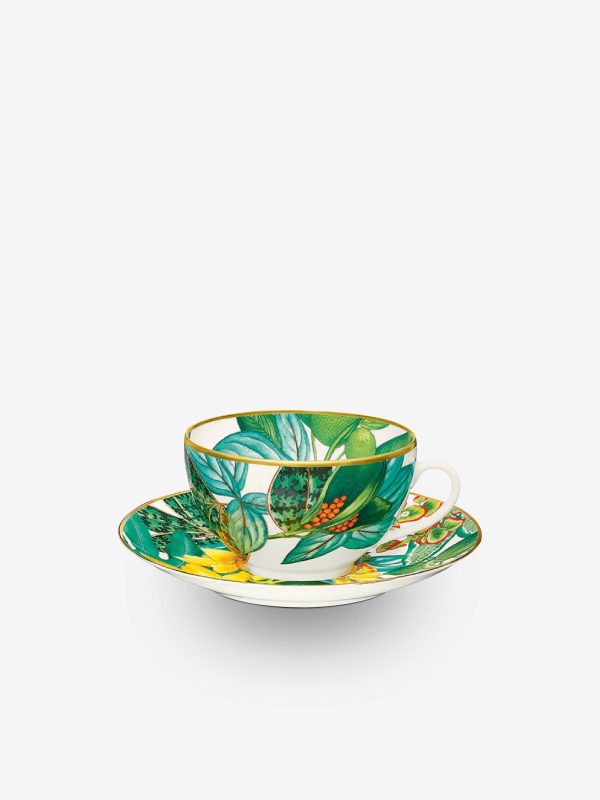 Passifolia Breakfast Cup and Saucer by Hermes Fashion