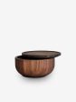 Busk Large Bowl with Lid in Walnut by Michael Verheyden Cheap