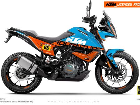 *OUTLET!* –  KTM 390 Adventure 2020-2024 -  Waypointer  (Ocean) - GLOSSY KIT For Sale