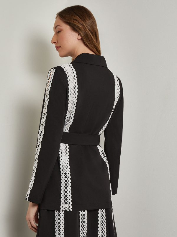 Heritage Fit Jacket - Eyelet Trim Woven Twill Hot on Sale