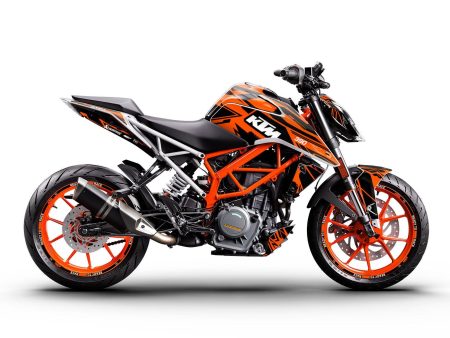 KTM 200 Duke GRAPHICS -  Pulse  (Orange) on Sale