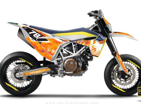 Husqvarna 701 GRAPHICS -  MARPAT  (orange) For Sale