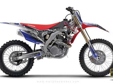 Honda GRAPHICS -  DIRTY ANGEL  (blue) Sale