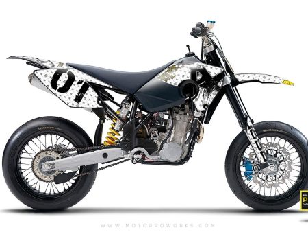 Husaberg GRAPHICS -  STEALTHER  (white) For Sale