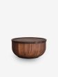 Busk Large Bowl with Lid in Walnut by Michael Verheyden Cheap