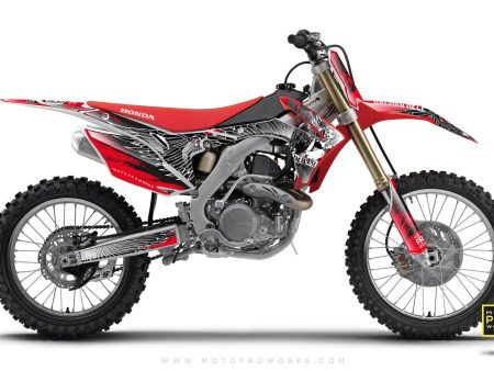 Honda GRAPHICS -  DIRTY ANGEL  (red) For Sale