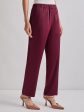 Pull-On Woven Straight Leg Pants Cheap