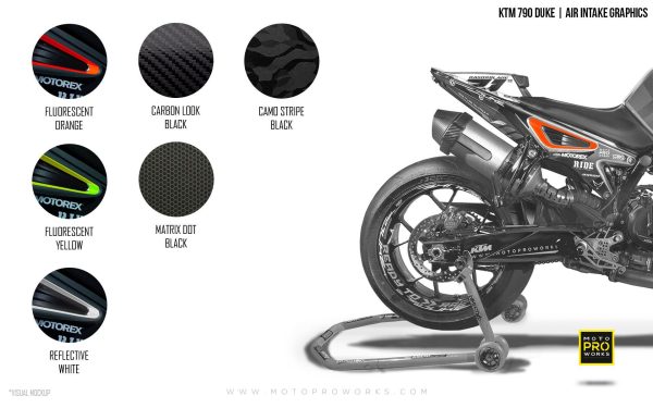 Air Intake Graphics - KTM 790 890 Duke For Discount