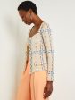 Sweetheart Neck Modern Fit Jacket - Plaid Jacquard Knit Supply