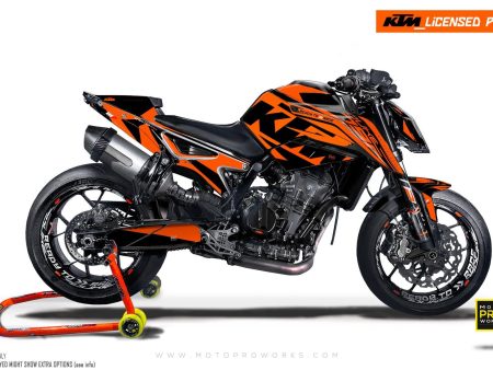 KTM 790 Duke GRAPHICS -  Torque  (Orange) Cheap