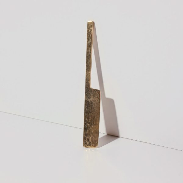 Butter Spreader - Hammered Brass Online Sale