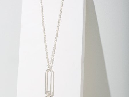 SALE - Window Pendant Necklace - Sterling Silver For Cheap