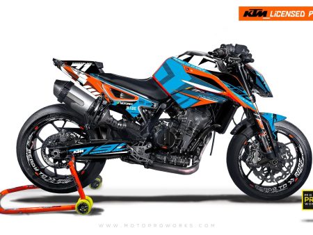 KTM 790 Duke GRAPHICS -  Rasorblade  (Blue) For Discount