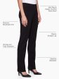 Straight Leg Knit Pant, Black For Cheap