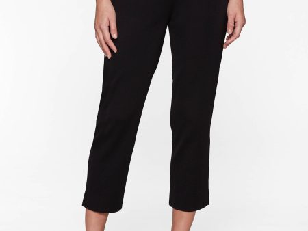 Knit Ankle Pant, Black Fashion