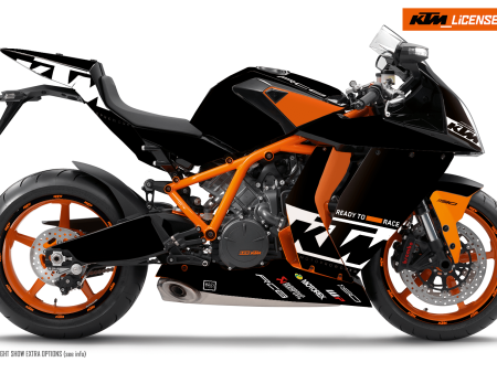 KTM RC8 1190 2011-2015 GRAPHICS -  Grid  (Black Orange) Online Hot Sale