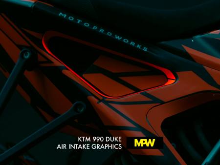 Air Intake Graphics - KTM 990 Duke For Cheap