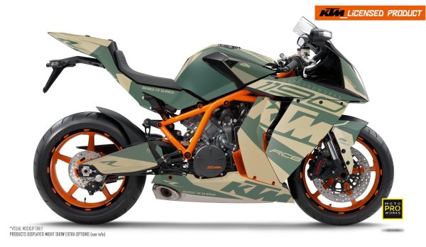 KTM RC8 1190 2011-2015 GRAPHICS -  Torque  (Sand) Online now