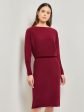 Dolman Sleeve Cashmere Dress, African Violet Online Hot Sale